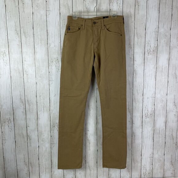 AG Adriano Goldschmied Men’s 28x32 Everett Slim Straight Sueded Sateen P… - Picture 1 of 11